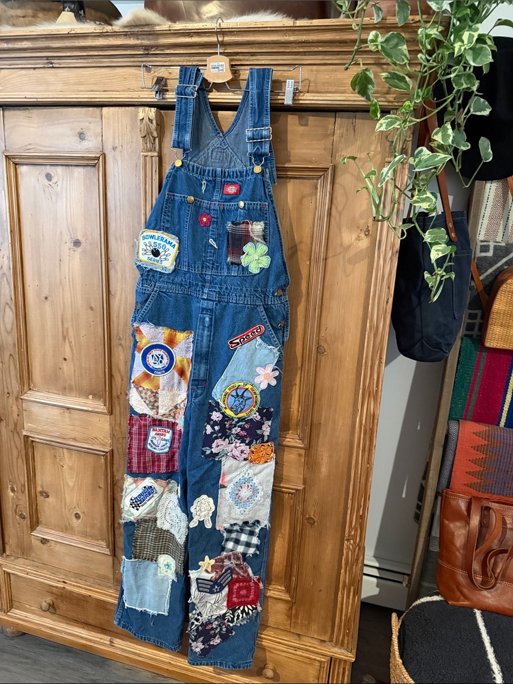 Riley Patchwork Overalls - Picture 4 of 8
